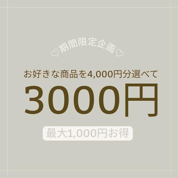 【選べる福袋】4000円分商品を選べます