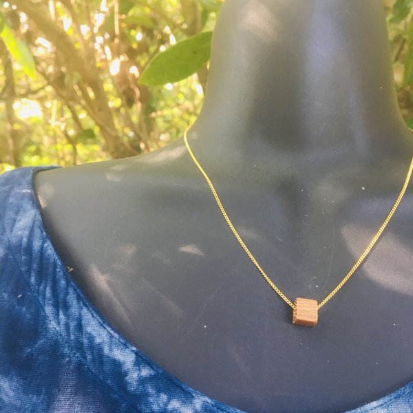 yakusugi cube necklace