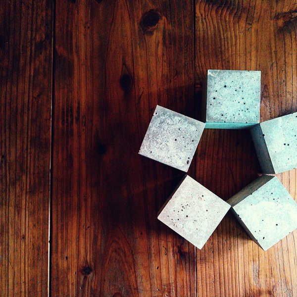 concrete cube  【  6 pieces set 】