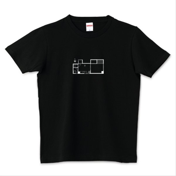 ミニ1DK・Tシャツ(ブラック)