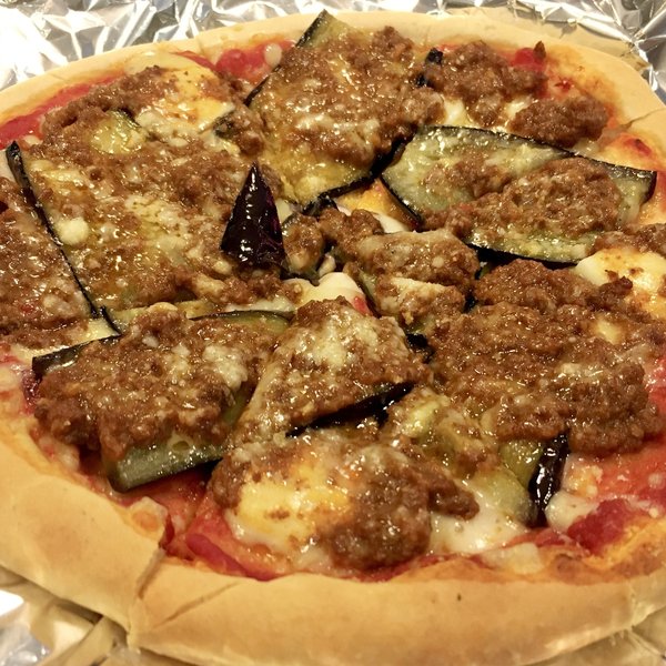 【受注生産】 茄子とミートソースのピザ