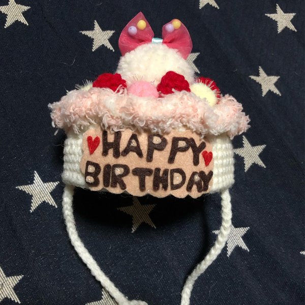 犬猫用🐶🐱お誕生日ケーキ帽子🎂💕バースデー