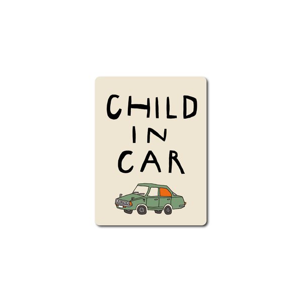 CHILD IN CAR 耐水ステッカー