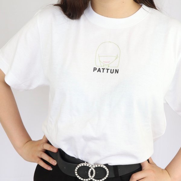 PATTUN オリジナル　ロゴTシャツ　白