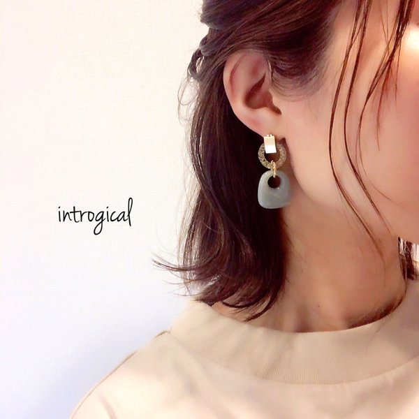 【2 Colour】ドイツ製アクリルピアス