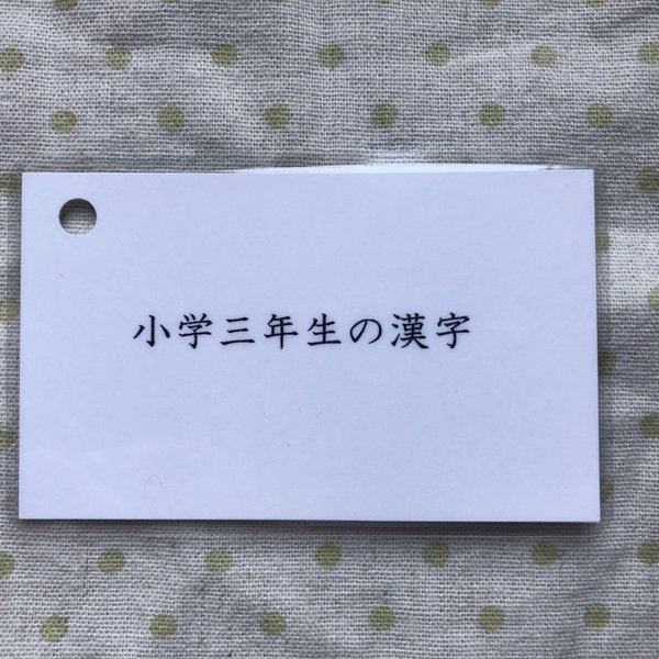 〈再販13〉 小学三年生の漢字