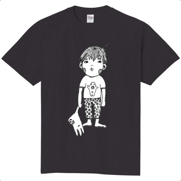 ゆうくんTシャツ　チャコールグレイ