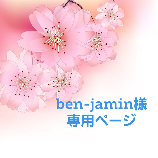 ben-jamin
様　専用ページ