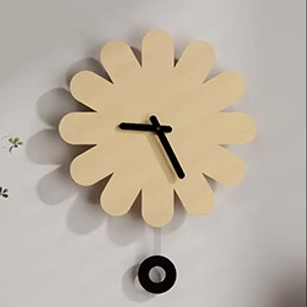 クリーム風 壁面 時計 リビングの新しい アイデア時計