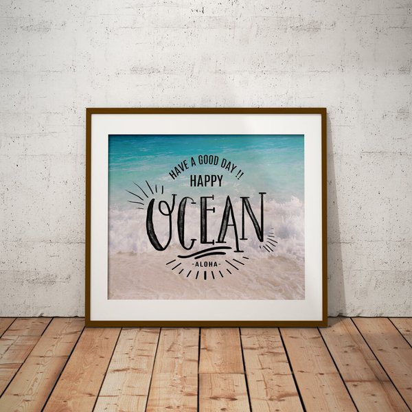 HAPPY OCEAN POSTER