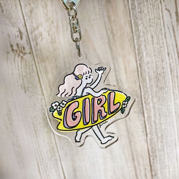 【30%off】アクリルキーホルダー <GIRL>