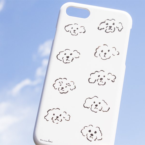 【iPhone/Android対応】「happy? puppies」スマートフォンケース