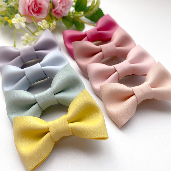 Hair bow clip (M size) - リボンヘアクリップ(Mサイズ)