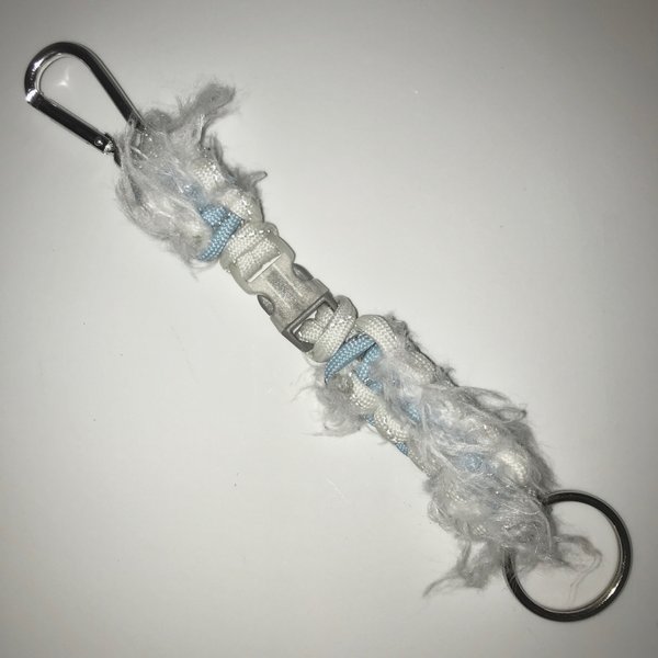 cobra keyring(white×blue)