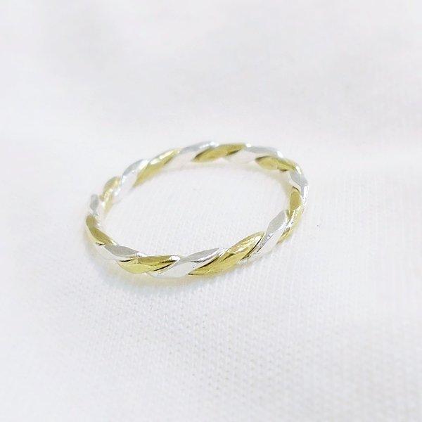 Silver & Brass ring