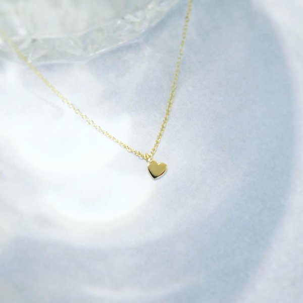 minimal heart - necklace -