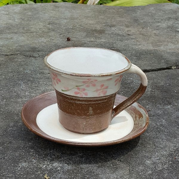 桜のコーヒーカップソーサー