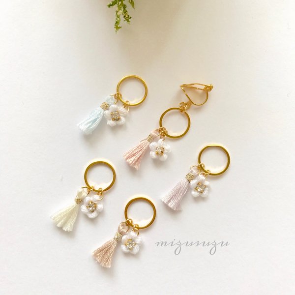ミニタッセル イヤリングのハンドメイド 手作り通販 Minne 日本最大級のハンドメイドサイト ミニタッセル イヤリングのハンドメイド 手作り通販 Minne 日本最大級のハンドメイドサイト
