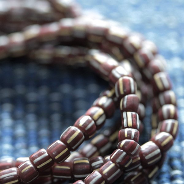 ＊Java stripe grass beads