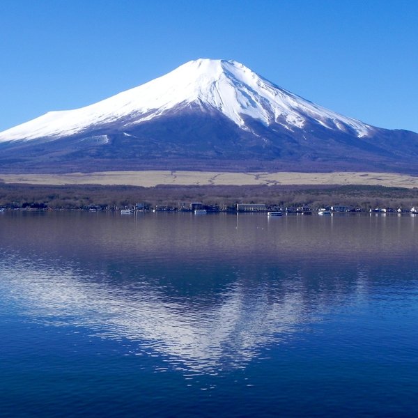 世界遺産 富士山　逆さ富士no.2 写真 A4又は2L版 額付き