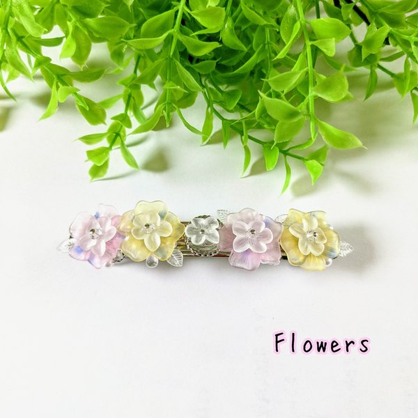 ☆Flowersバレッタ☆