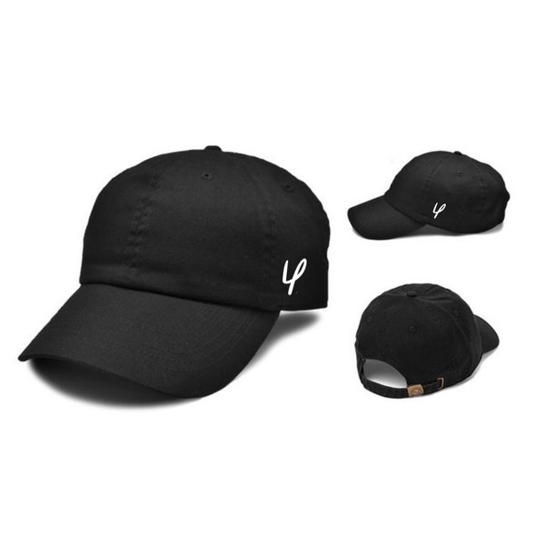 alphabet cap -black-