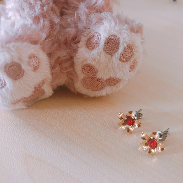 花ピアス（小）