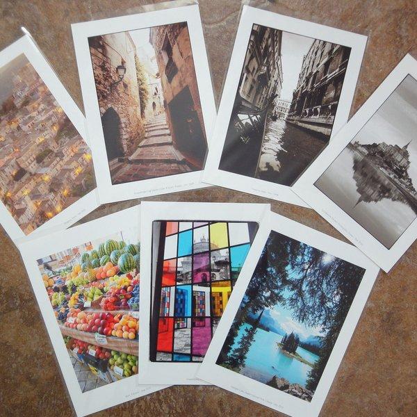 世界の風景ポストカード７枚組