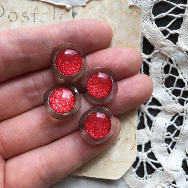 【1個】15mm/japan vintage/アクリルボタン　324-21