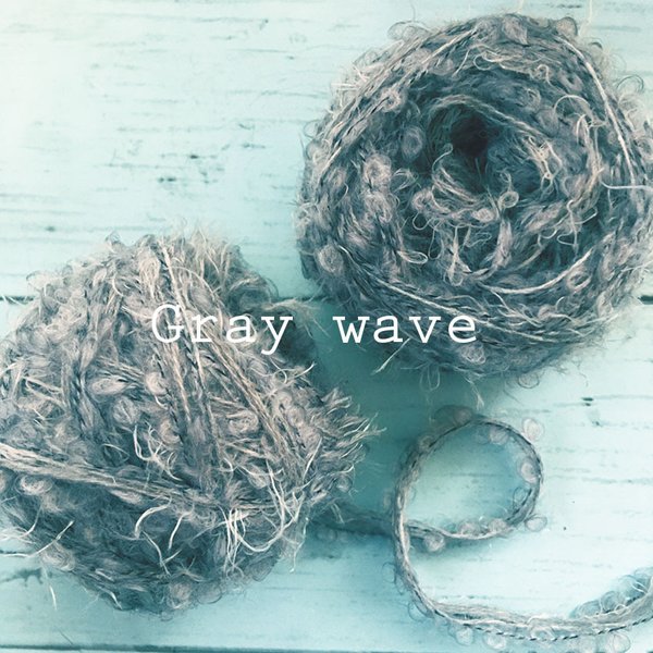 引き揃え糸　Gray wave lot2