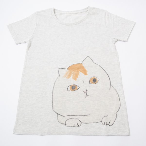 Tシャツ うかがいねこ