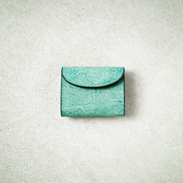 flap mini wallet [ ALASKA_green ] ミニ財布 コンパクトウォレット