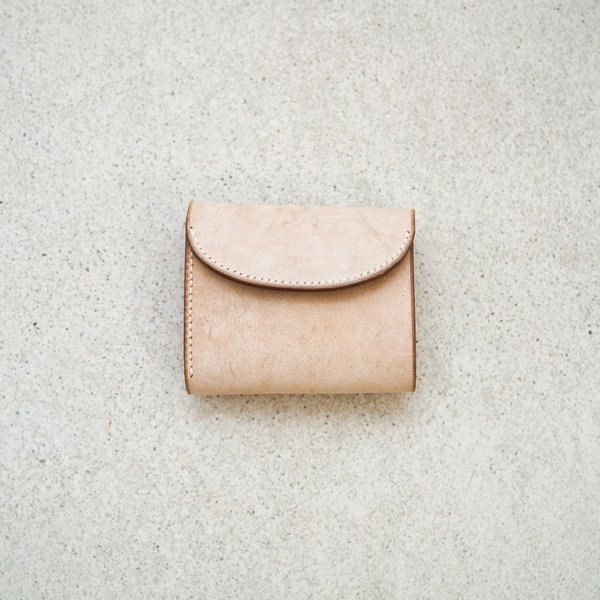 flap mini wallet [ ALASKA_ivory ] ミニ財布 コンパクトウォレット