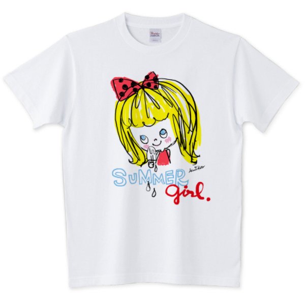 girlちゃんTシャツ・サマーガール