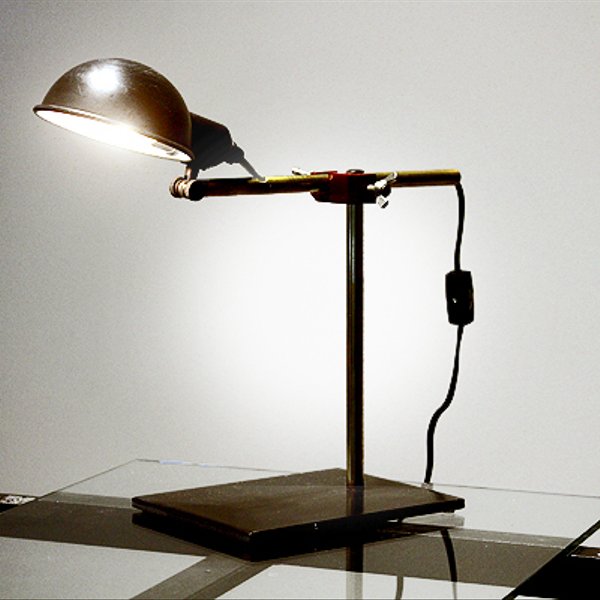 Labo-Dome＋Brass-Table lamp