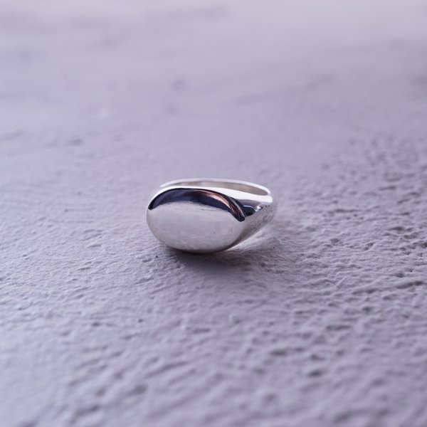 oval signet ring（SV925）