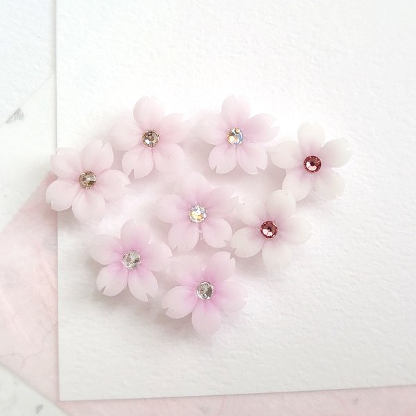 8pcs set【桜＊樹脂粘土＊】