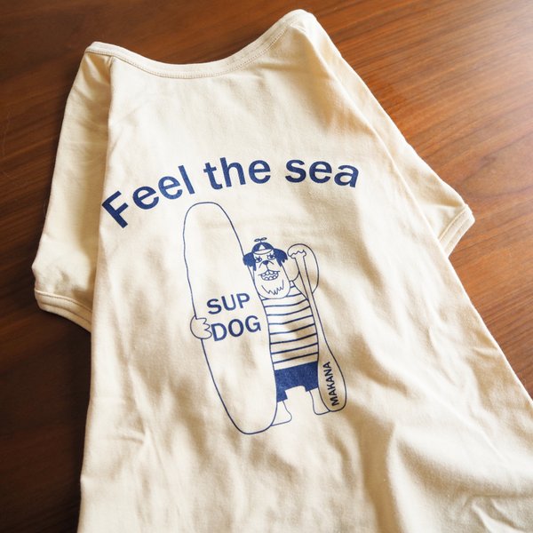 DOG TEE【 6L 】 ナチュラル