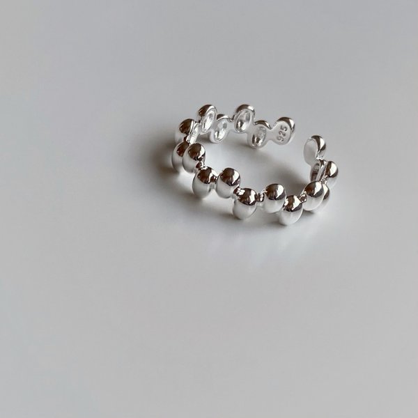 【silver925】oval line ring シルバー