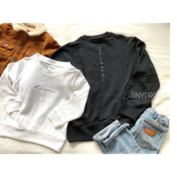 Simple 名入れトレーナー　baby - kids- unisex