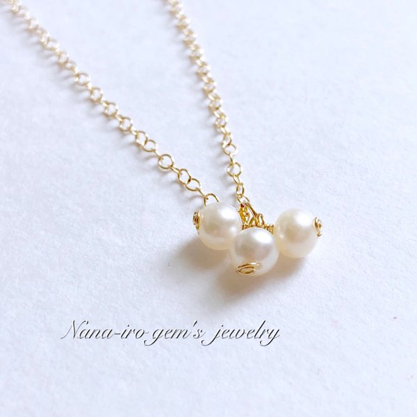 ＊再販＊14kgf pearl necklace