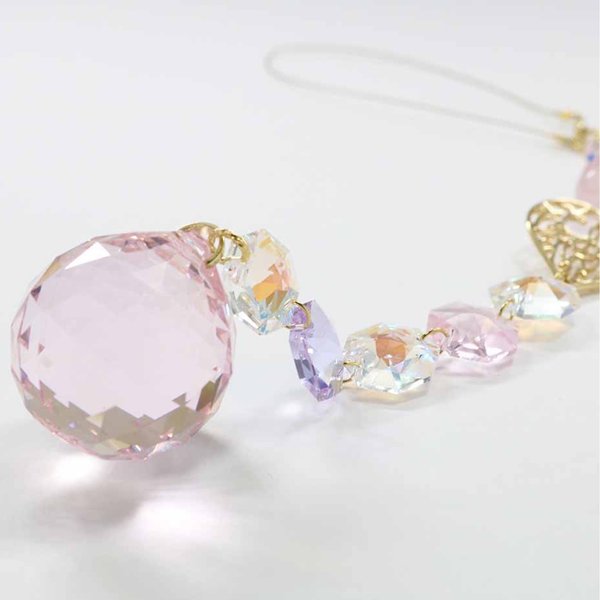 Swarovski ピンクハートサンキャッチャー♡  