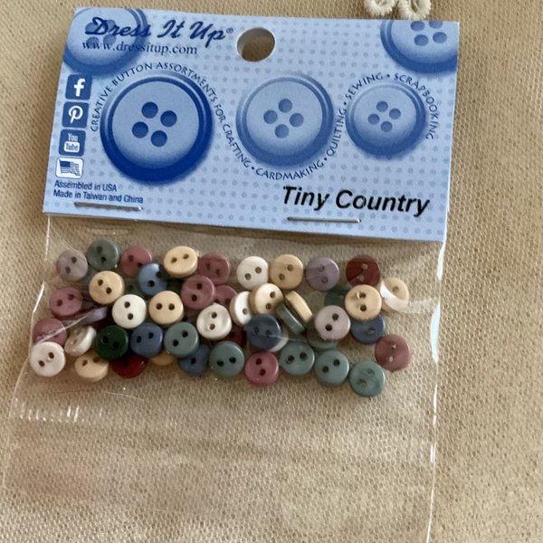 新入荷　 From US　Tinyボタン　＊Tiny 　Country ＊