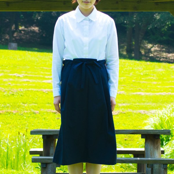 LADIES SHIRT MESH COLLAR bansyuori レディースシャツ