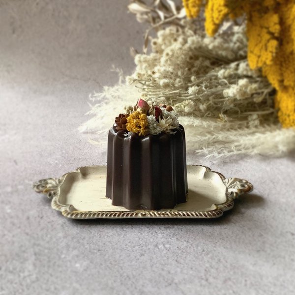 〈香り選べる〉カヌレのワックスサシェ/チョコレート