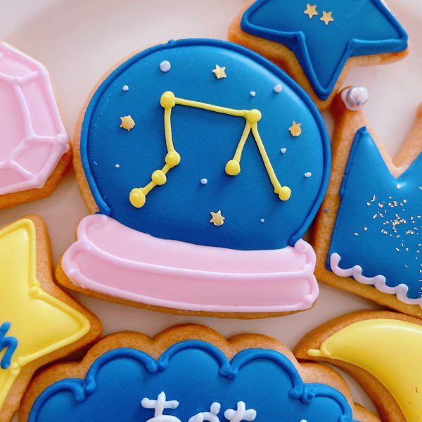 大切な方の星座をお描きします#アイシングクッキー セット