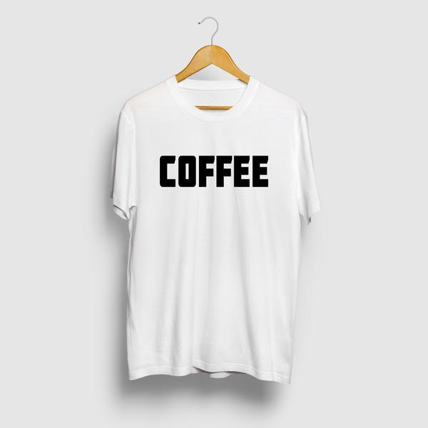 COFFEE コーヒー ロゴTシャツ
