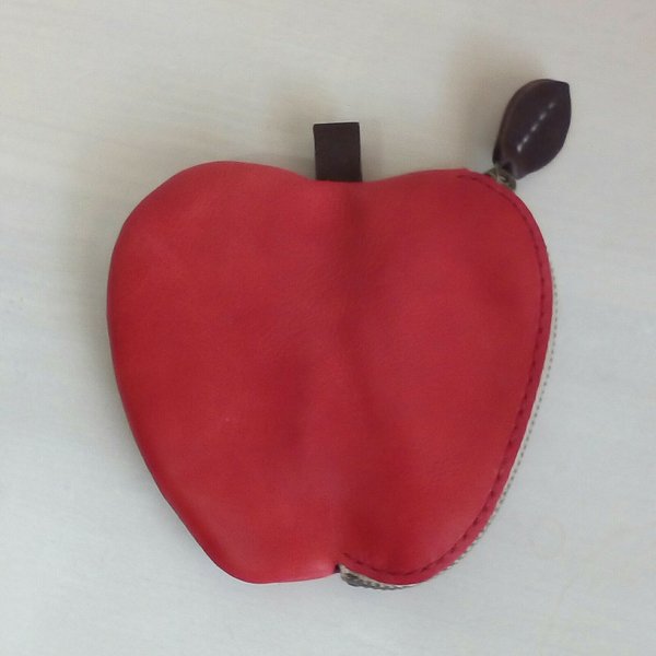 リンゴのコインケース(Red)