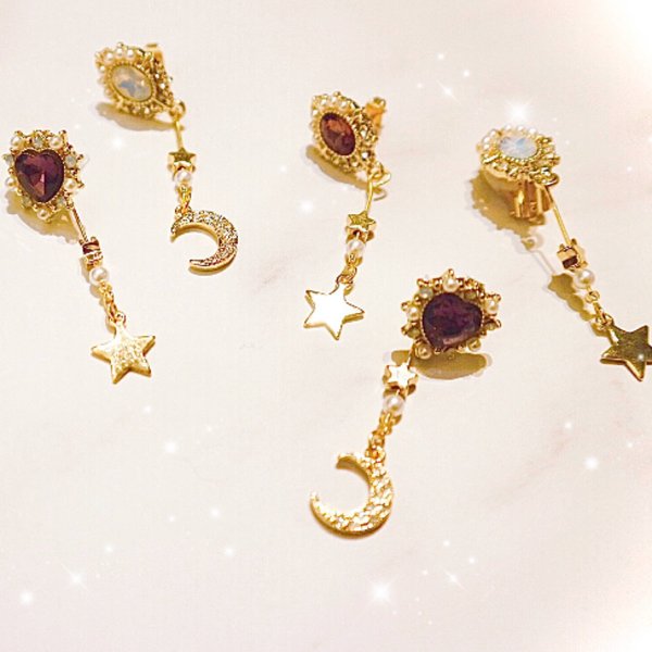 ☆星と月のshining🌟🌙pierce/earring