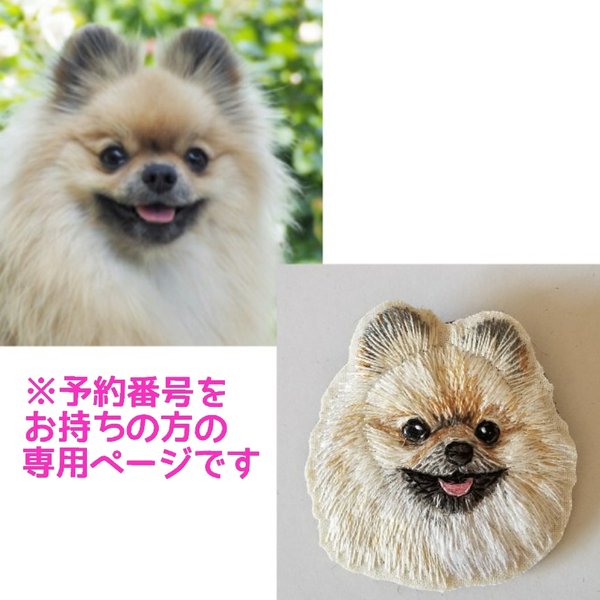 犬のページ  【リアルわんちゃん】手刺繍ブローチ